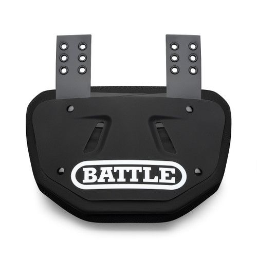 BATTLE Football Back Plate Adult - Black