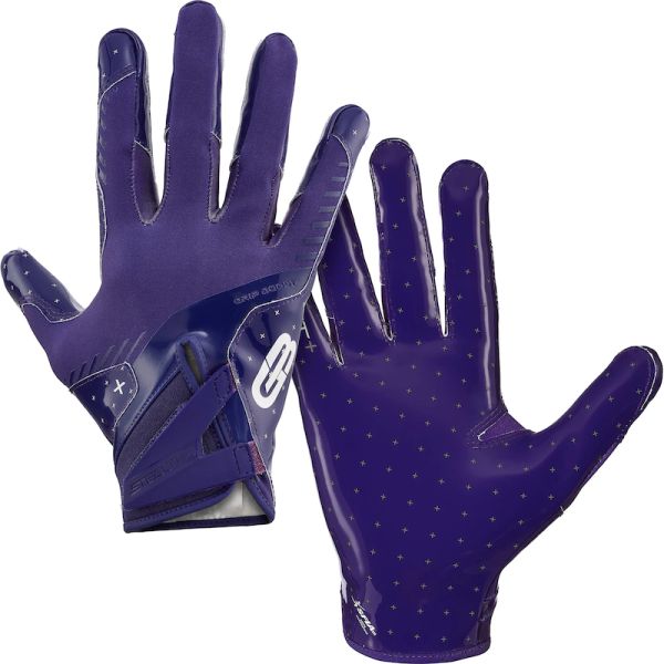 Grip Boost Stealth 6.0 Solid Football Gloves - Purple