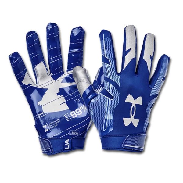 Under Armour F8 Football Gloves - Royal Blue