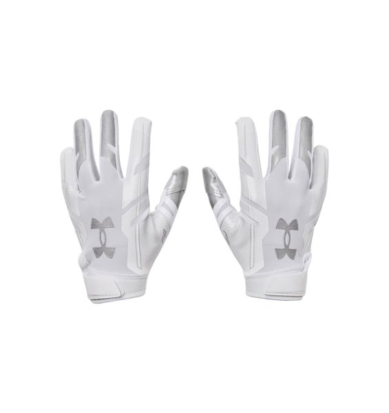 Under Armour F8 YOUTH Football Gloves - White