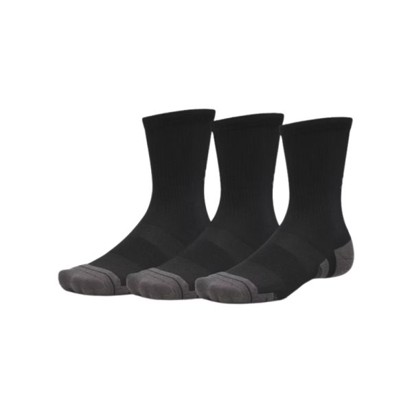 Under Armour Performance Tech Crew Socks 3-Pack - Black