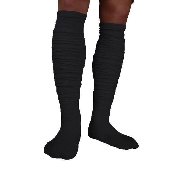 REYRR Scrunched Socks EU 42-46 - Black