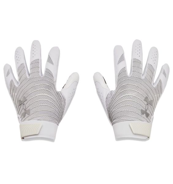Under Armour Blur Football Gloves - White