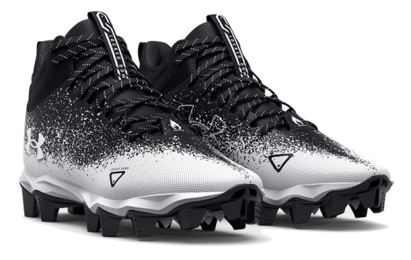 Under Armour Spotlight Franchise RM 2.0 Football Cleats - Black/White