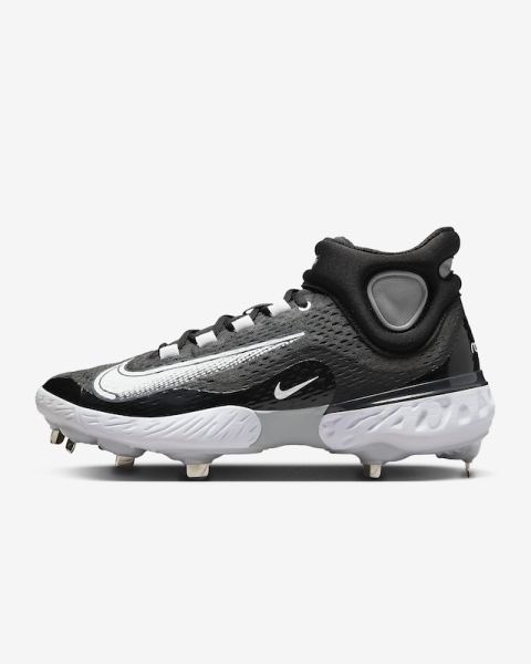 Nike Alpha Huarache Elite 4 Mid Black TEAMZONE American Football und Baseball Shop