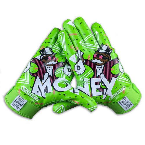 BATTLE Money Man 2.0 Receiver Gloves - Green