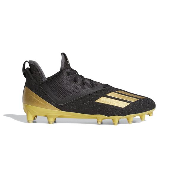 Adidas Adizero Scorch Cleats - Black/Gold