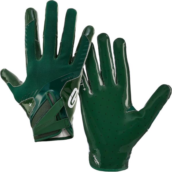 Grip Boost Stealth 6.0 Solid Football Gloves - Forest Green