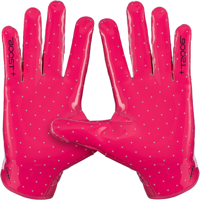 All pink football gloves store