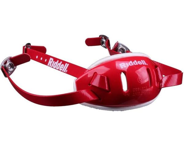 Riddell Kinnriemen Hard Cup Mid/High - Scarlet Red