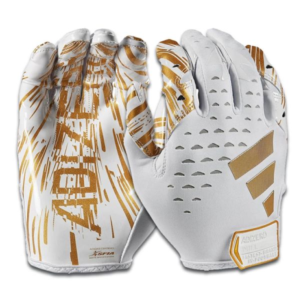 Adidas ADIZERO 13.0 Gloves - White/Gold