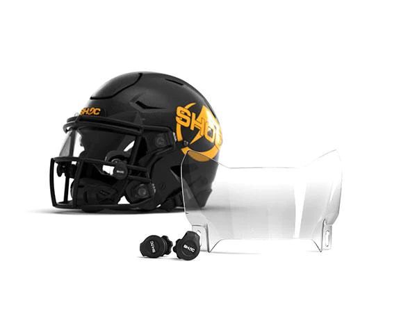 SHOC Zero G Plus Football Visor - Clear