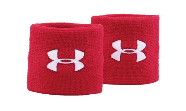 Under Armour Performance Wristbands - Red