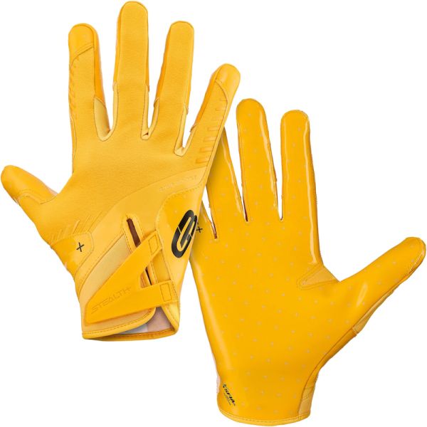 Grip Boost Stealth 6.0 Solid Football Gloves - Yellow