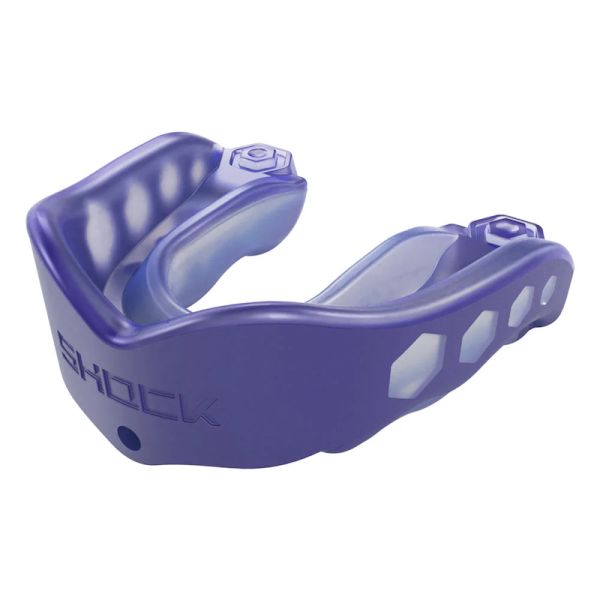 Shock Doctor Gel Max Adult Convertible Mouthpiece - Purple