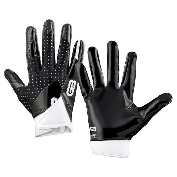 Grip Boost Stealth 5.0 Solid Football Gloves - Black