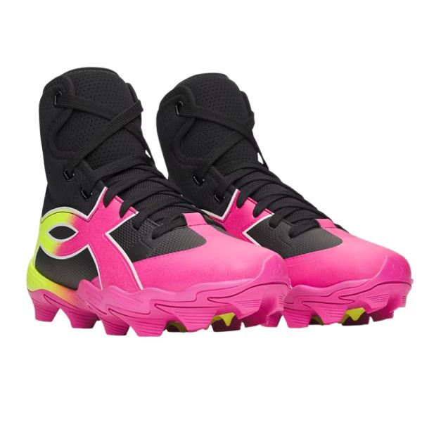 Under Armour Highlight RM Football Cleats - Black/Pink