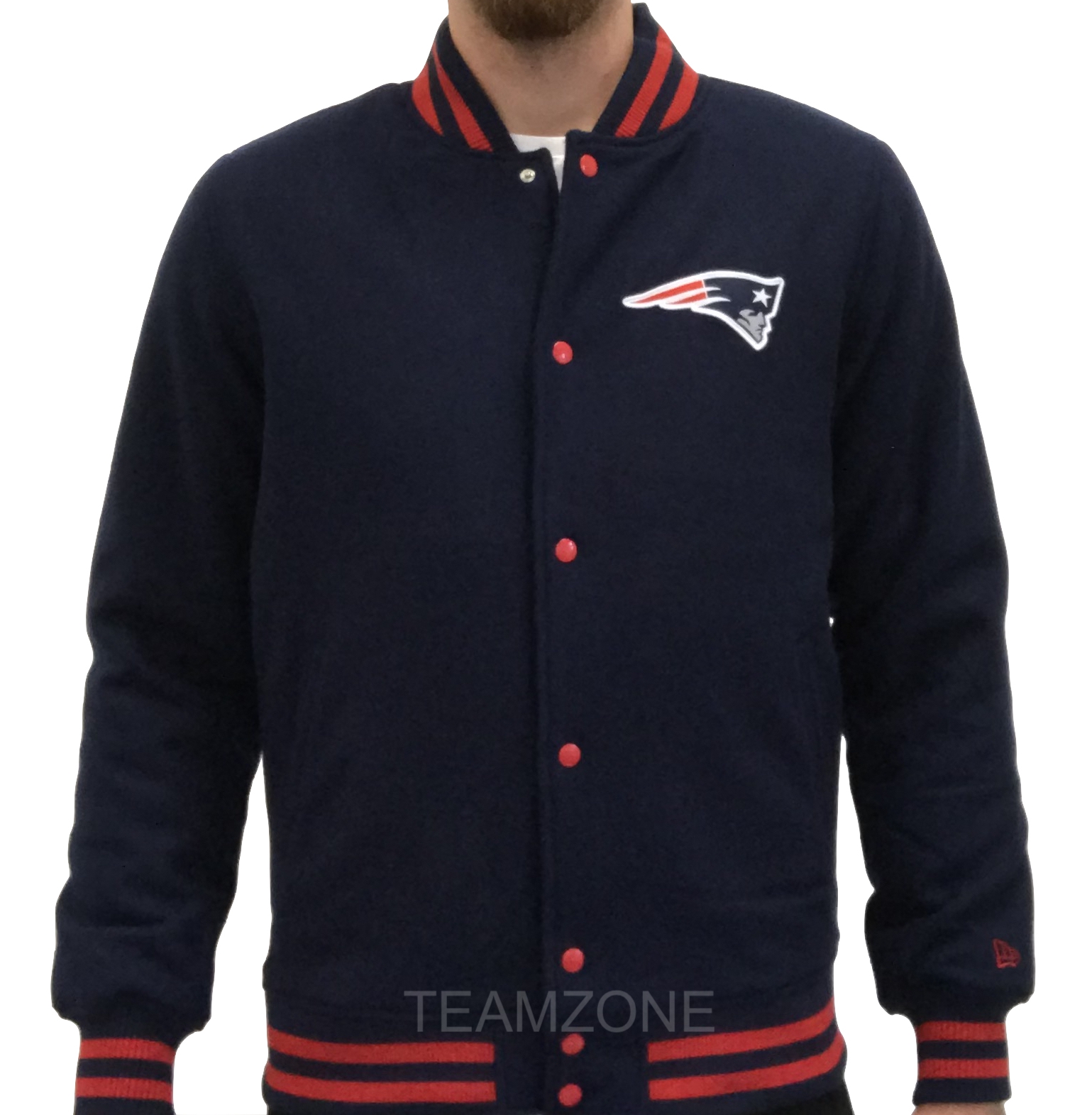 New Era NFL Team Apparel Varsity Jacket New England Patriots
