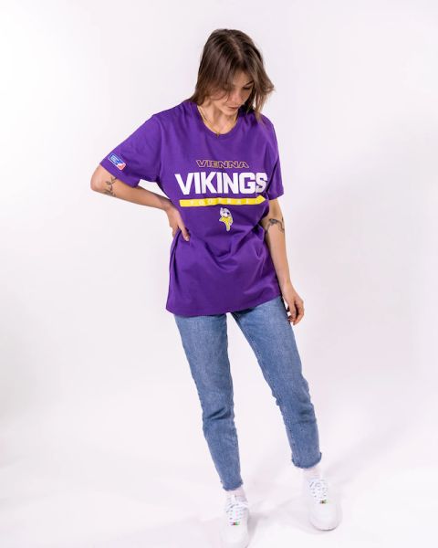 Vienna Vikings Identity T-Shirt - Purple