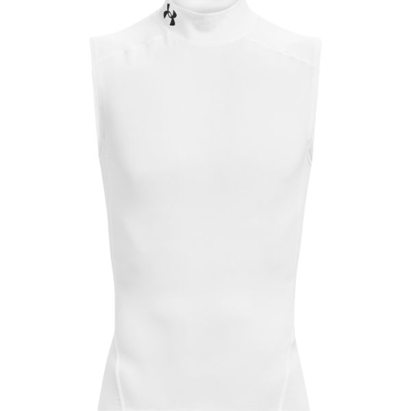 Under Armour HeatGear Armour Compression Sleeveless Mock - White