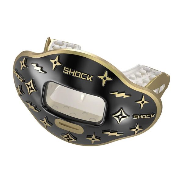 Shock Doctor Max AirFlow Lipguard Black/Gold 3D Lux