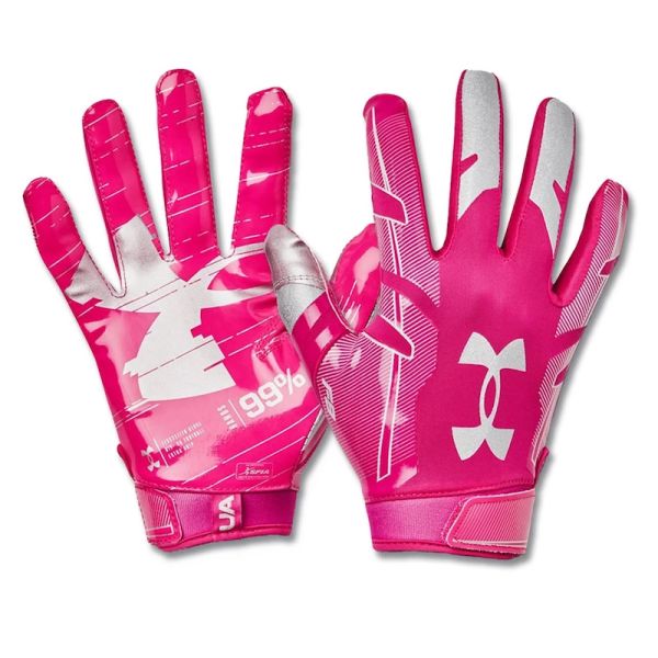 Under Armour F8 Football Gloves - Pink