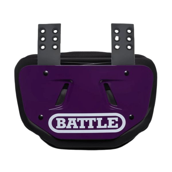 BATTLE Football Back Plate Adult - Purple