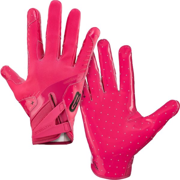 Grip Boost Stealth 6.0 Solid Football Gloves Pink