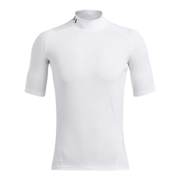 Under Armour HeatGear Armour Compression Shortsleeve Mock - White