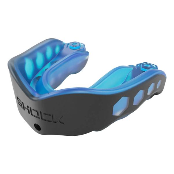 Shock Doctor Gel Max Adult Convertible Mouthpiece - Blue/Black
