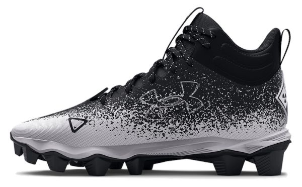 Under Armour Spotlight Franchise RM 2.0 Football Cleats Black White TEAMZONE American Football und Baseball Shop