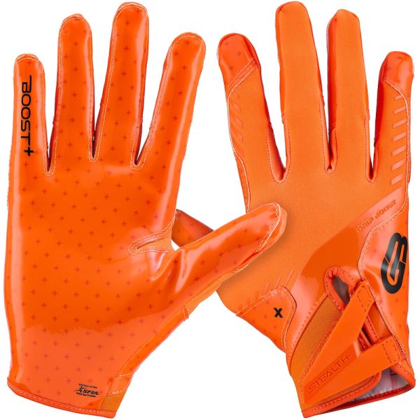 Grip Boost Peace Stealth 6.0 Football Gloves - Orange