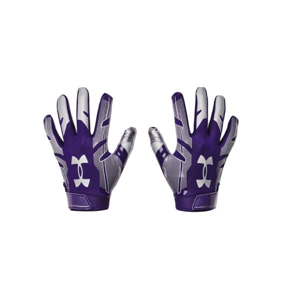 Under Armour F8 Football Gloves - Purple