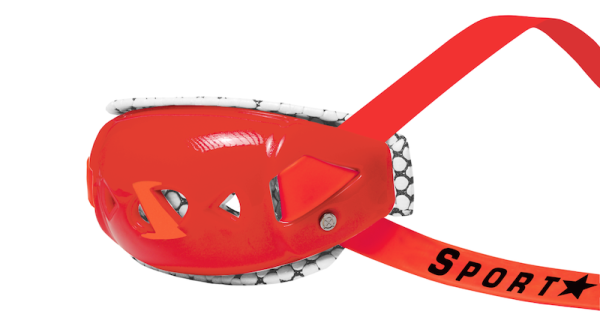 Sportstar Victory T-Rex Hurricane Gel Chin Strap - Orange